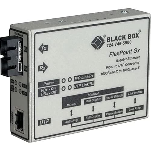 Black Box LMC1003A-R3 Flexpoint Modular Media Converters, Giga