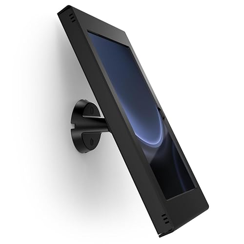 Compulocks Galaxy Tab S9, S9FE, and S10 Apex Enclosure with Bow Tilting Wall Mount, Ideal for Offices, Events, and Receptions - Black Black Galaxy Tab S11