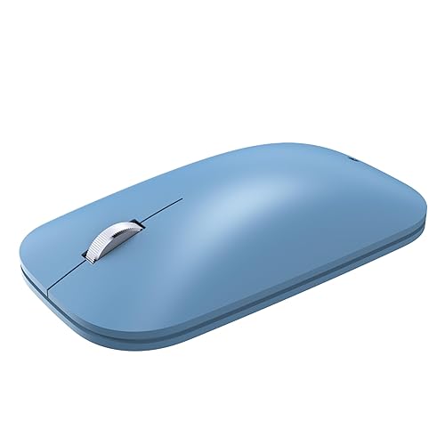 Incase Modern Mobile Mouse – Designed by Microsoft – Lightweight, Precision Navigation, Right/Left Hand Use, Scroll Wheel, BlueTrack Technology, Wireless Bluetooth for Mac/Windows/8/10/11 (Sapphire)