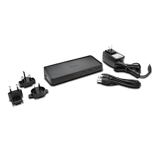 Kensington SD3650 Universal USB 3.0 Mountable Docking Station, Black (K33997WW) USB-A Docking Station Docking Station