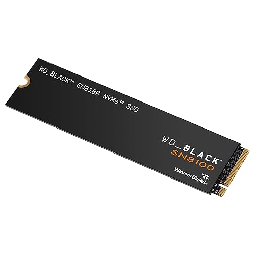 WD_BLACK 4TB SN8100 NVMe Internal Gaming SSD Solid State Drive - Gen 5 PCIe 5.0x4, M.2 2280, Up to 14,900 MB/s - WDS400T1X0M