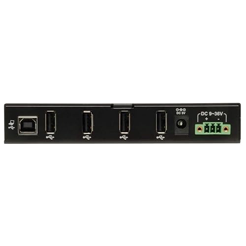 4port Industrial USB 2.0 Hub Heavy Duty 15kv ESD Immunity