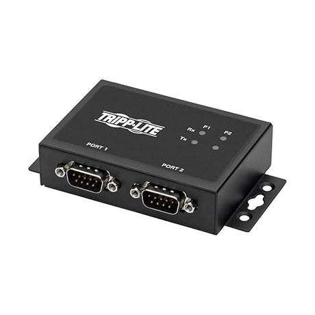Tripp Lite 2 Port USB to Serial Adapter, RS-422/RS-485, FTDI with COM Retention, USB-B to DB9 F/M (U208-002-IND) 2-Port