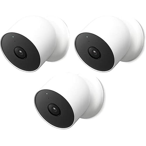 Google Nest Cam (Outdoor or Indoor, Battery) 3-Pack