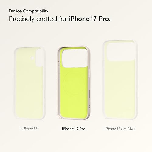 Beats iPhone 17 Pro Kickstand Case with MagSafe & Camera Control, Built in Stand & Lanyard, Matte Finish with Microfibre Lining – Lime Stone iPhone 17 Pro Kickstand Lime Stone