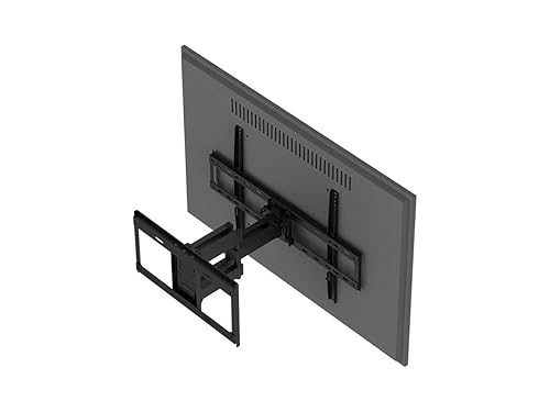 Monoprice EZ Series Full-Motion Articulating TV Wall Mount Bracket for TVs Up to 70in Max Weight 99lbs VESA Patterns Up to 600x400 Rotating