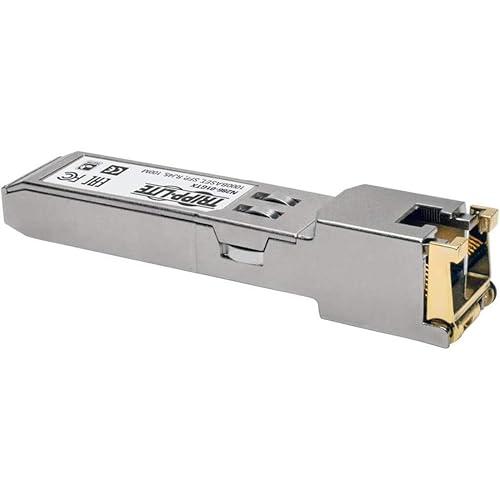 Tripp Lite N286-01GTX Cisco GLC-T Compatible RJ45 SFP Mini Transceiver 1000Base-TX Copper Gigabit Ethernet Cat5e Cat6