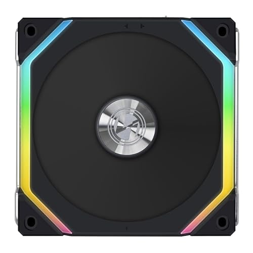 Lian li UNI Fan SLV2 120 Reverse Blade, Black Color, Single Pack Without Controller -UF-RSL120V2-1B