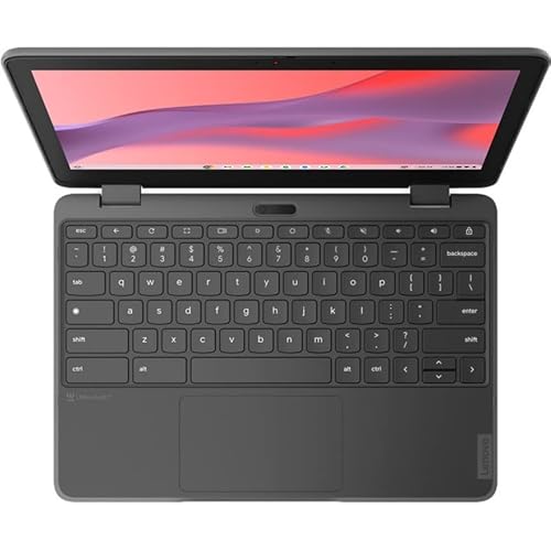 Lenovo 300e Yoga Chromebook Gen 4 82W2002NUS 11.6 Touchscreen Convertible 2 in 1 Chromebook - HD - Octa-core (ARM Cortex A76 + Cortex A55) - 8 GB - 64 GB Flash Memory - English Keyboard - Graphite Gr