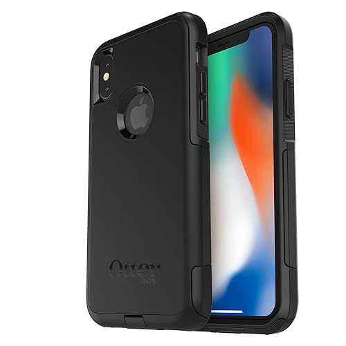 OtterBox iPhone XR Commuter Series Case - BLACK, slim & tough, pocket-friendly, with port protection Retail Packaging BLACK