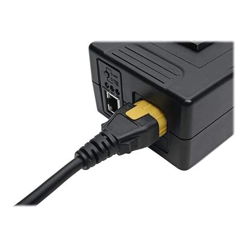 Tripp Lite Plug Lock Inserts for Detachable C13 Power Cord /C14 Inlet Yellow 100 Pack (PLC14YW)