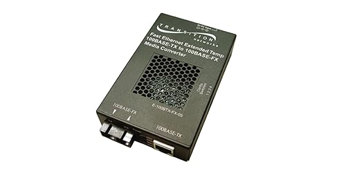 Transition Networks E-100BTX-FX-05(SCHT) 100Mbps Ethernet Media Converter