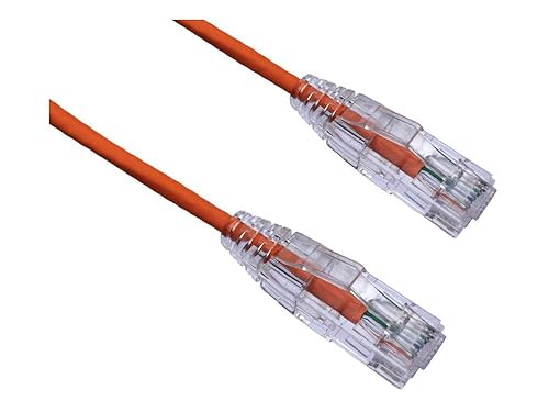 Axiom Memory Solutionlc 6ft Cat6 Bendnflex Ultra-Thin SNAGLESS Patch Cable 550MHz (Orange)
