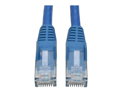 Tripp Lite Cat6 Gigabit Snagless Molded Patch Cable (RJ45 M/M) - Blue, 35-ft.(N201-035-BL)