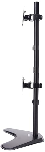 Fellowes Professional Series Free-Standing Dual Stacking Monitor Arm (8044001), Black