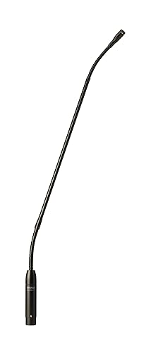 Shure MX418S/C Cardioid Condenser Microphone, 18 Gooseneck with Attached XLR Preamp, Shock & Flange Mount, Snap-Fit Foam Windscreen, Mute Switch, LED Indicator 18 Gooseneck Cardioid Shock Mount
