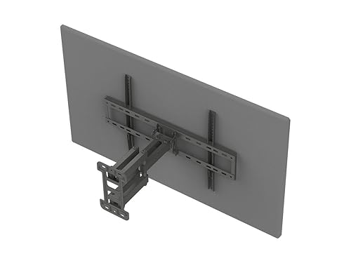 Monoprice Commercial Series Full-Motion Articulating TV Wall Mount Bracket for TVs 37in to 70in Max Weight 99lbs VESA Patterns Up to 600x400 Rotating, Black