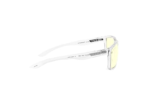 Gunnar Unisex's Clear Eyeglass Cases GUNNAR Focus Crystal/Amber Lens