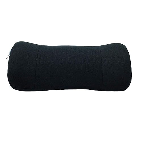 ObusForme Side to Side Lumbar Cushion with 2 Speed Vibrating Massage | Lumbar Support Black