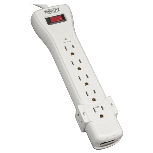 Tripp Lite Surge Protector Power Strip 120V 7 Outlet RJ11 12' Cord 1080 Joules