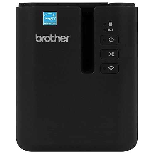 Brother PT-P900WC High-Resolution Industrial Desktop Label Printer with Wi-Fi®, Black, Large PT-P900WC; WiFi