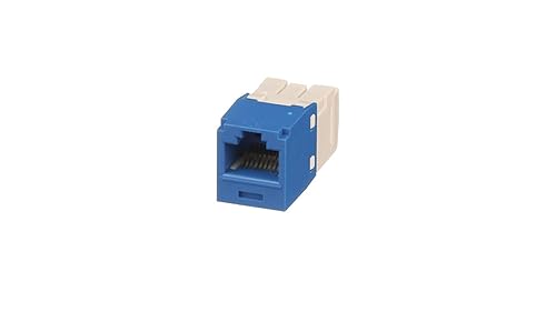 Panduit CJ688TGBU Category-6 8-Wire TG-Style Jack Module, Blue