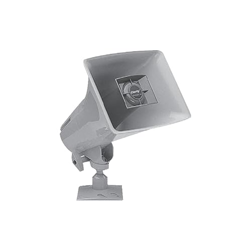 Valcom Clarity: 15 Watt Horn w/ 25/70/100 Volt Transformer, Gray (SX15-T-GY)