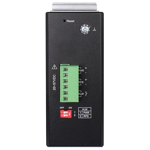 Tripp Lite Industrial 4-Port Managed Gigabit Ethernet Switch, 2 SFP GbE Slots, 10/100/1000 Megabit RJ45 Ports, -40° to 167°F Temperature Range, 3-Year Manufacturer's Warranty (NGI-M04C2) Managed 4-Port 2 SFP Slots