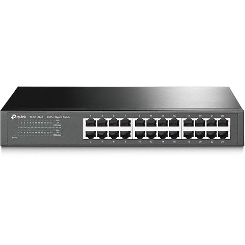 TP-Link 24-Port Gigabit Desktop/Rackmount Switch (TL-SG1024S) 24-Port Gigabit Unmanaged