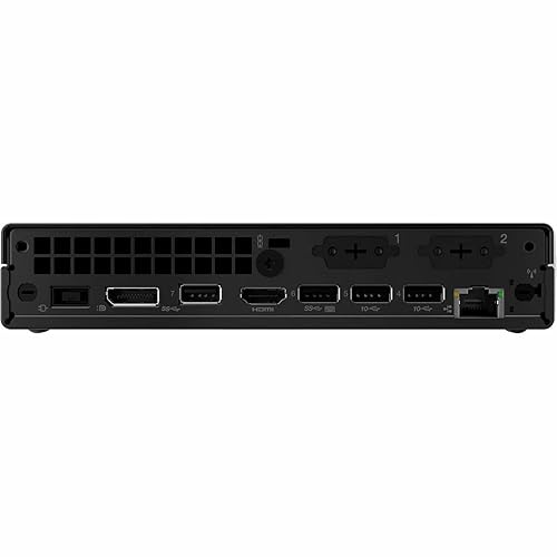 Lenovo ThinkCentre M70q Gen 6 13A4002CUS Desktop Computer - Intel Core Ultra 7 265T - 16 GB - 256 GB SSD - Tiny - Black - Intel Q870 Chip - Windows 11 Pro - Intel DDR5 SDRAM - English Keyboard - IEEE