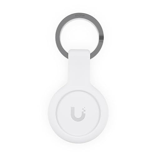Ubiquiti 10 pcs UA-Pocket UniFi Access Smart NFC Waterproof Contactless Key Fob, Proximity Token Tag for UniFi Door Lock Entry Access Control System, White