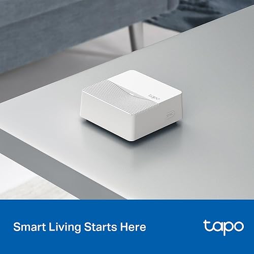 TP-Link Tapo Smart Hub with Built-in Alarm & Chime, Requires 2.4GHz Wi-Fi, Reliable Long-Range Connections w/Tapo Camera, Doorbell and Sensors, Ultra-Low Power Wireless Protocol (Tapo H200)