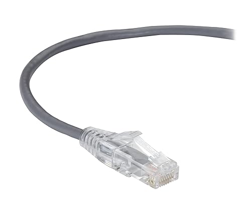 Black Box Network Services 7Ft Gray Cat6a Slim 28Awg Patch
