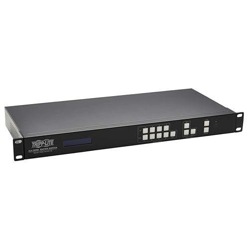 Tripp Lite 4x4 HDMI Matrix Switch/Splitter w Audio Extractor 4K 60Hz HDR (B302-4HX4H-4K)