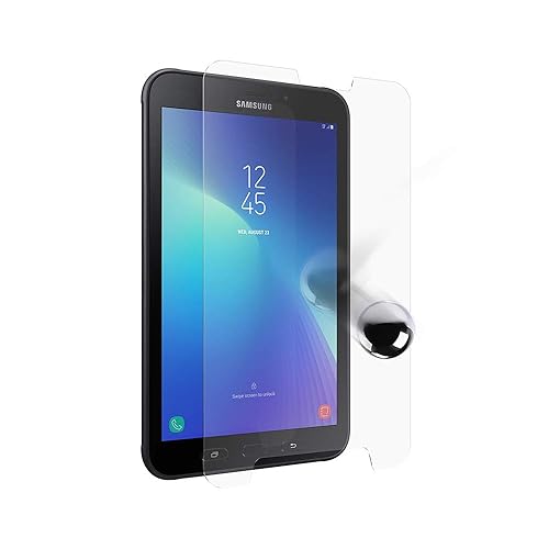 OTTERBOX CP ALPHA GLASS SERIES Screen Protector for Samsung Galaxy Tab Active 2.0 - Non-retail/Ships in Polybag - BLACK Samsung Tab Active 2 Performance Glass
