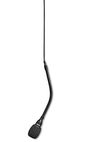 Mic Shure MX202B/C Cardiod Overhead Mic W/In-Line Preamp Blk Black Cardioid In-Line Preamp
