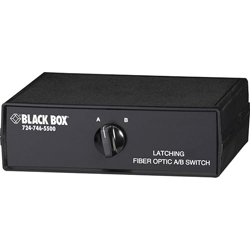 Black Box Network Services SW1036A Fiber Optic A/b Desktop Switch - Latching Sc Singlemode Gsa Taa 45 Day Stand