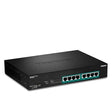 TRENDnet 8-Port Gigabit Full Power Poe+ Switch, 8 x Gigabit PoE+ Ports, 240W Power Budget, 16Gbps Switching Capacity, Rack Mountable, Ethernet Network Switch, Metal, Lifetime Protection, TPE-TG80F