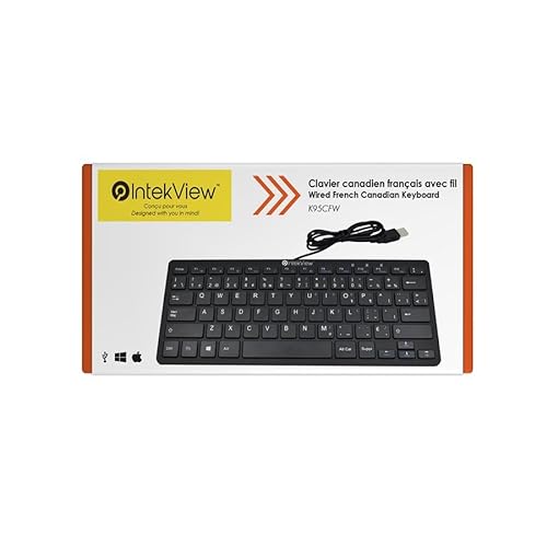 Intekview Wired Mini Keyboard French Canadian 11''