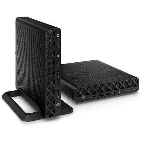 HP EliteDesk 8 G1a Desktop Computer - AMD Ryzen AI 5 PRO 340-16 GB - 512 GB SSD - Mini PC - Jack Black - AMD Chip - Windows 11 Pro - AMD Radeon 840M Graphics DDR5 SDRAM - English Keyboard - IEEE 802