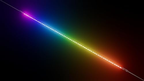 HYTE LS30 qRGB Light Strips & Nexus Portal NP50 Bundle - Digital Immersion Lighting - 1000mm (2 Pack) - Black 2 pack with NP50