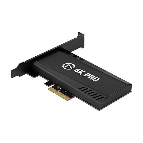 Elgato 4K Pro, Internal Capture Card: 8K60 Passthrough/4K60 HDR10 with Ultra-Low Latency on PS5|Pro, Xbox Series X|S, Nintendo Switch 2, for Streaming & Recording, Works with PC and Dual PC Setups