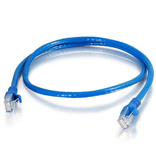 C2G / Cables to Go 10314 TAA Compliant Cat6 Stranded Snagless Patch Cable, Blue (5 Feet/1.52 Meters)