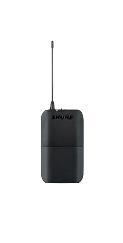 Shure BLX1 Wireless Bodypack Transmitter with On/Off Switch, Adjustable Gain Control, TQG Connector - for use with BLX Wireless Microphone Systems (Receiver Sold Separately) | H10 Band H10: 542-572 MHz