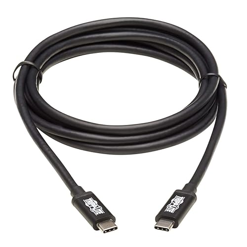 Tripp Lite Thunderbolt 3 Computer Cable 20 Gbps Passive 5A 100W PD 4K USB C MM 1.5M (MTB3-01M5-5A-B)