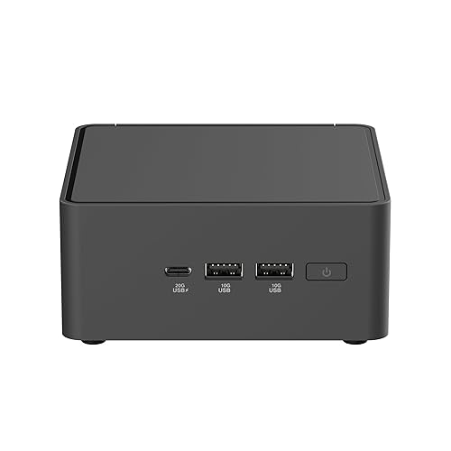 ASUS NUC 15 Pro Tall Barebones Mini PC with Intel Series 1 Core 3 100U, up to 96GB DDR5 RAM, Dual Storage Design, Thunderbolt™ 4, Wi-Fi 7 & Bluetooth 5.4, Toolless Chassis Access, VESA Mount Included