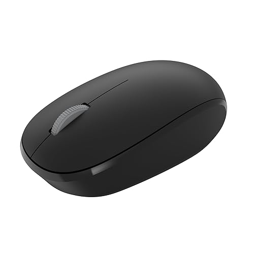 Incase Bluetooth Mouse - Designed by Microsoft - Compact, Comfortable, Right/Left Hand Use, 4-Way Scroll Wheel, Wireless Bluetooth Mouse for PC/Laptop/Desktop, Mac/Windows Computer (Black)