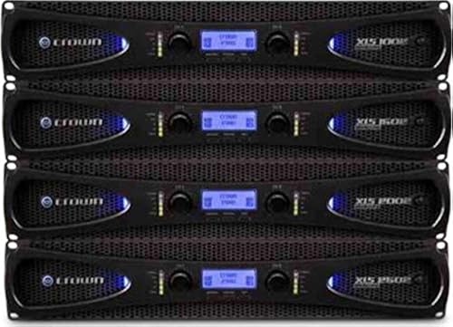 Crown XLS DriveCore 2 Series XLS1502 Power Amplifier, 3.50 x 7.70 x 19.00 inches 525 watts power