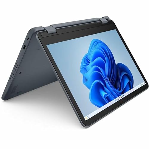 Lenovo 300w Gen 5 83LF0005US 11.6 Touchscreen Convertible 2 in 1 Notebook - HD - 60 Hz - Intel N-Series N150-8 GB - 128 GB SSD - English Keyboard - Slate Gray - Intel Chip - 1366 x 768 - Windows 11