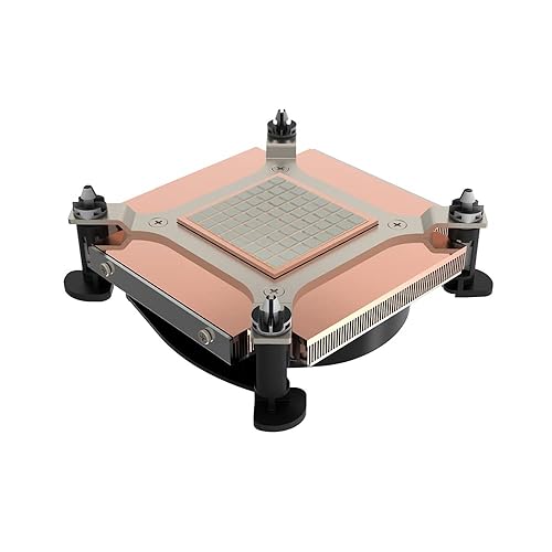 Dynatron Q8 1U Copper Heat Sink with Skiving Fins for LGA 1700 Socket